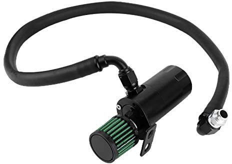 Aramox Kit de bidon d'huile, kit Universel de bidon de réservoir d'huile de Voiture 500ml Accessoire de Modification Automatique d'alliage d'aluminium