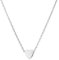 BONNYBIRD® Kette Herz Damen Silber Edelstahl Ich Liebe Dich Geschenke für Frauen Halskette (Kettenlänge 38 + 5cm) Wasserfest Schmuck Silberschmuck Heart Silberkette
