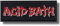 Aufnäher mit Säure-Bad-Motiv, bestickt