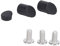 Dilwe Vis de Garde-Boue de Scooter électrique Prise en Silicone Vis de Garde-Boue Arrière Arrière Compatible avec M365 Pro Pro2 1S LiteVéhicule électrique Scooter