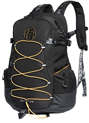 Dragon Ball Neon-Pro Rucksack, Schwarz