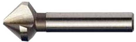Dormer G1066.3 Serie G106 HSS Kegelsenker mit 90° Tri-Flat Schaft, hell, 6,3 mm x 1,5 mm x 45 mm
