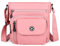 Angel Kiss Umhängetaschen aus veganem Kunstleder für Damen, kleine Handtasche mit verstellbarem Riemen, #12 Pink