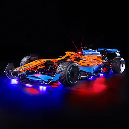 YEABRICKS LED Licht für Lego-42141 Technic McLaren Formula 1 Race Car Bausteine Modell (Lego Set Nicht enthalten)