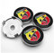 KOUNNENA Coprimozzo Tappi Copricerchi Ruota Coprimozzi Cerchioni coperture per mozzi 60mm per Abarth 500 595 1100