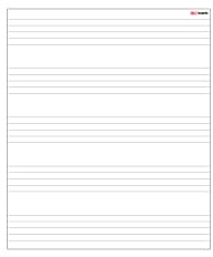ALLboards Magnetisch Selbstklebend Folie Magnetauflage, Trocken abwischbar 80x95 cm - Fünf Zeilen, Magnetic Dry-Wipe Overlay Sheet