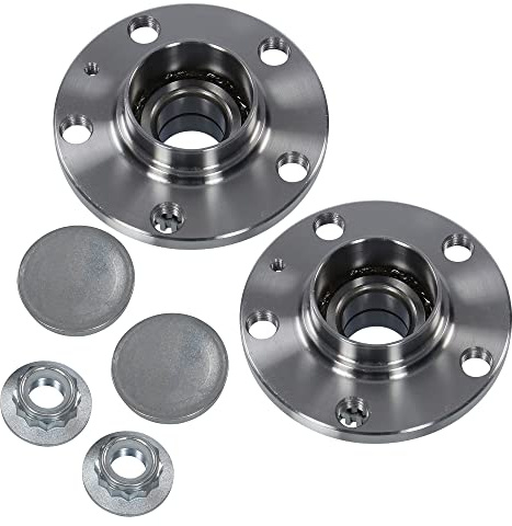 ATEC Germany 2x Radnabe hinten Radlager Radlagersatz | Kompatibel mit: AUDI A3, TT, TT Roadster, SEAT LEON, TOLEDO II, SKODA OCTAVIA I, OCTAVIA I Combi, OCTAVIA I Kasten/Kombi