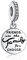 Alstiva Friends Are Family Charm-Anhänger 925 Sterling Silber 5A Zirkonia Charm Anhänger für Armband Charm Bead Pendant für Europäische Armbänder Halsketten Schmuck Geschenk für Damen Frauen