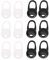 Pares universales de silicona para auriculares almohadillas de repuesto suaves de varios tamaños tapones para los oídos en la oreja, protector de auriculares eléctricos, funda de pegatina para