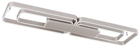 Lucande LED Deckenleuchte 'Kadira' dimmbar (Modern) in Alu aus Metall u.a. für Wohnzimmer & Esszimmer (1 flammig,) - Lampe, LED-Deckenlampe, Deckenlampe, Wohnzimmerlampe