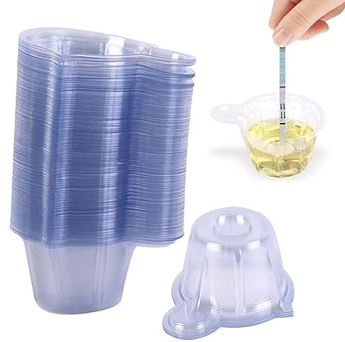 Tasse à Urine Coupelles Plastique Jetable,Tasses d'urine,Tasses de Collecte d'urine,Tasses d'échantillons d'urine,coupelle plastique jetable,gobelets doseurs en plastique pour résine époxy,50pcs
