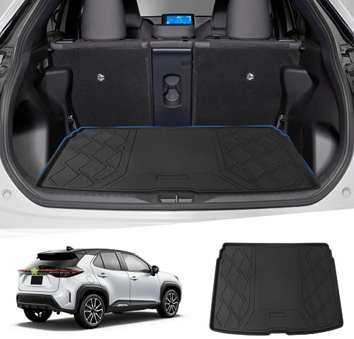 Ruiya Compatible con Toyota Yaris Cross XP210 2021-2024 Alfombra Protectora de Maletero, Bandeja para Maletero TPE Esteras del Maletero del Coche Antideslizante Accesorios Yaris Cross