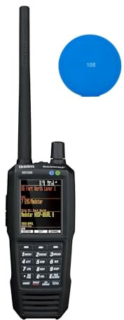 Uniden SDS100EDN Tragbares Scanner-Kit, DMR-aktiviert + Klebepad Blau als Geschenk