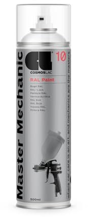 CL COSMOS LAC - SPRAY PINTURA BLANCO MATE RAL 9010 10A MASTER MECHANIC 500 ML