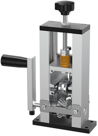 Manuelle Kabelabisoliermaschine, 1-25mm Verstellbarem Kabelschälmaschine, Bohrbetriebene Abisoliermaschine mit 3 Zuführungslöcher, Multifunktional Kabel Abisolierwerkzeug Abisoliergerät Abisolierer