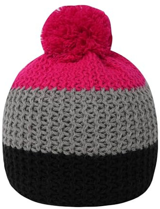 SCHIETWETTER Strickmütze Charlie, Beanie, Grobstrick, gefüttert, kuschelig pink-Anthra OS