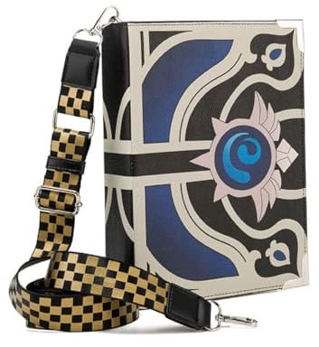 1 x Genshin Impact Umhängetasche Barbara Herren und Damen Schultertasche Reise Messenger Bag, weiß, ONE SIZE