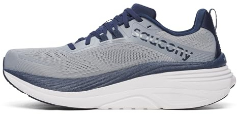 Saucony Men's Hurricane 24 Sneaker, Flint/Navy, 9