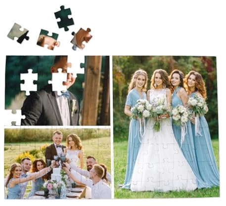 ORWO – Fotopuzzle | Puzzle mit eigenem Bild | Puzzle-Foto mit hochglänzender Oberfläche | ausbelichtet auf Echtfotopapier Made in Germany | Foto als Vorlage enthalten (Collage, A4 quer)