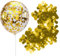 Zaphara Metallisches Gold Konfetti - 100g Set mit Punkten und Herzen für Hochzeiten, Partys und andere feierliche Anlässe