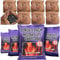 8 x 1.25kg Bags (10kg) Premium Instant Light BBQ Charcoal, Bags of Instant Barbecue Lumpwood Charcoal (4x Twin Packs)