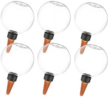 Aodejoy Bewässerungskugeln,6 Stück Automatische Pflanzenbewässerung,Selbstbewässerung Bewässerungskugel,Wasserspender Pflanzen zur Automatischen Bewässerung von Zimmer Balkon und Gartenpflanzen