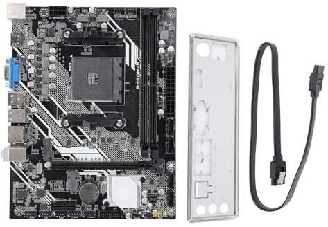 B450M-K Gaming ATX Motherboard, M.2, SATA 3.0 6GB/s, USB 3.0, VGA/HDMI, Memoria DDR4 para AM4 Fit para Procesadores de 1 a 5 ° Gen