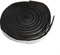 DAZZLEEX BBQ-Grilldichtung, hochtemperaturbeständige Faser-Dichtung, Ersatzteil, 4,6 m Länge, schwarz, für große XL-2XL-Grills