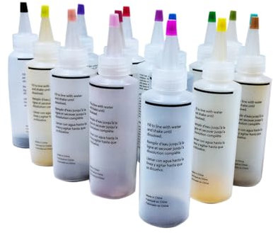 Gadpiparty 1 Juego Ropa Tie Dye Colores Seguro y Actividades DIY Camisetas y Accesorios