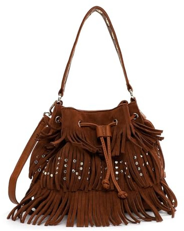 SURI FREY Schultertasche Umhängetasche SFY Becky Beutel Cognac braun