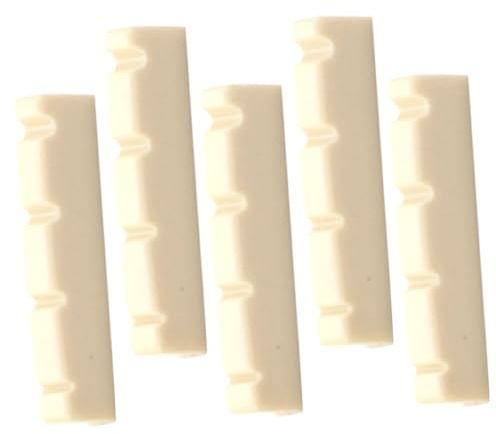 GALPADA 5pcs Abs Plastic Mandolin Nut for 8-string Mandolin Slotted String Nut Replacement with Noise Reduction and String Support Instrument Repair Accessories