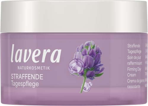 lavera Straffende Tagespflege 50 ml | vegane Naturkosmetik, für straffere & prallere Haut, verringert Faltentiefe, feuchtigkeitsspendend