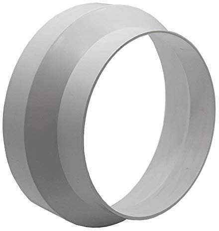 Kair Ducting Reducer 150mm to 125mm - 6 to 5 inch Duct Pipe Reduction Connector for Extract Fans and Ventilation Units