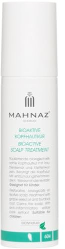 MAHNAZ® Bioaktive Kopfhautkur, Beruhigende Intensivpflege für die trockene & juckende Kopfhaut, für Kleinkinder geeignet, vegan, 100 ml