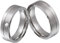 Juwelier Schönschmied Freundschaftsringe Eheringe Partnerringe - inkl. WUNSCHGRAVUR - Edelstahl Zirkonia multisizer 132HD - mit AMAZON KONFIGURATOR direkt online gestalten !
