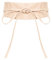 malito – Damen Taillengürtel aus 100% weichem Echtleder – Onesize Bindegürtel mit verstellbarem Taillenband – breiter Wickelgürtel mit Schleife – Hüftgürtel G100 (Rosa)