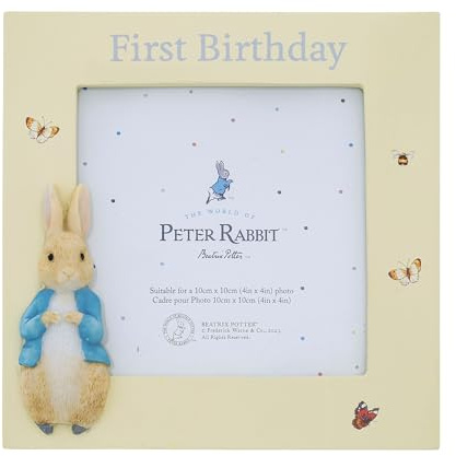 Beatrix Potter Peter 1st Birthday Frame Photo Frame