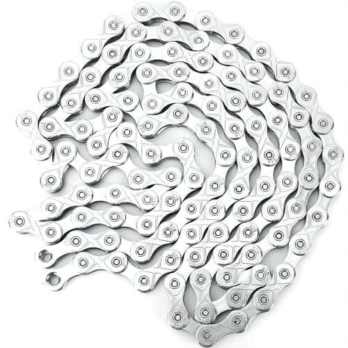 VIFERR Fahrradkette 10-fach Fahrrad Kette, 116 Glieder, Silber
