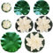 8 Pièces Nénuphar Flottant, Plantes de Bassin Lotus, Feuille de Lotus, pour Une Utilisation dans Les Piscines, Les Aquariums, Les Scènes de Ruisseau