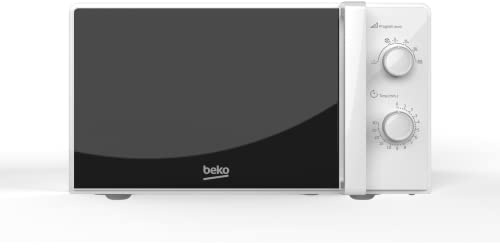 Beko Solo Microwave MOC20100WFB |White Design | 20L Capacity| 700W Power | Includes Auto-Defrost & 30 Min Mechanical Timer