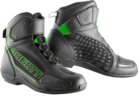 Bogotto GPX Motorradschuhe, schwarz/grün, 39
