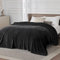 BEDSURE Kuscheldecke Flauschig Decke Fleecedecke - Wohndecke Warm Winter Weich, Sofadecke XXL, Decke Couch Blanket, Wohn- & Kuscheldecken Große 230x270cm, Sofa überwurfdecke Schwarz