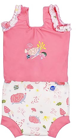 Splash About Baby - Mädchen Happy Costume Einteiliger Badeanzug, Forest Walk, 6-12 Monate EU