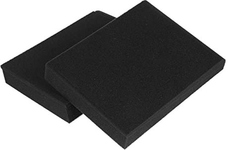 OFFSCH 2 Stück Schallisolationspads Für Lautsprecher Hochdichte Schaumstoffkissen Schallabsorption Akustikplatten Für Studio Und Heimgebrauch