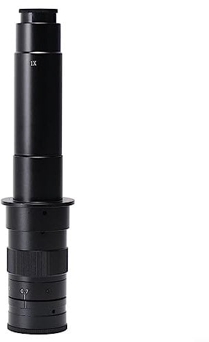 DAZZLEEX CS C-Mount Mikroskop Kamera Zoom Monokular Objektiv für Video Mikroskop Kamera Zoom C-Mount Objektiv, 10X-300X