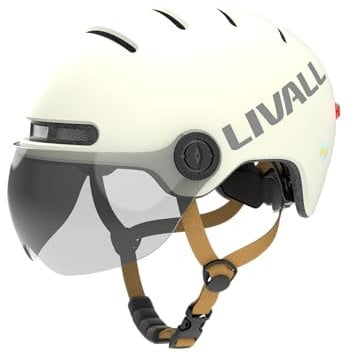 LIVALL Unisex – Erwachsene L23 Fahrradhelm, Weiß, M