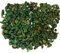 Indian Consigners Natural Crushed Polished Tumbled Gem Stone Chips, Decoration & Healing Crystals (Green Jade)