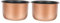 ANSNOW Rice Cooker Liner Inner Cooking Pot Inner Pot for Rice Cooker Baking Bowl Rice Inner Tank Replacement Rice Pot Slow Cookers Clay Pot Stainless Steel Aluminum Alloy Substitute/Rose Gold*2Pcs/2
