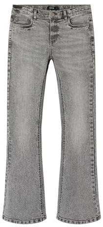 Lmtd Damen Nlftianna DNM Lw Bootcut Pant Noos, Light Grey Denim, 170