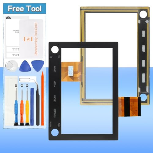 Für 8-Zoll-Touchscreen mit 2 Knöpfen 8740A040, 8740A076, 8740A103, passend für Mitsubishi Outlander und Sport Touchscreen Glas Digitizer Radio Ersatz